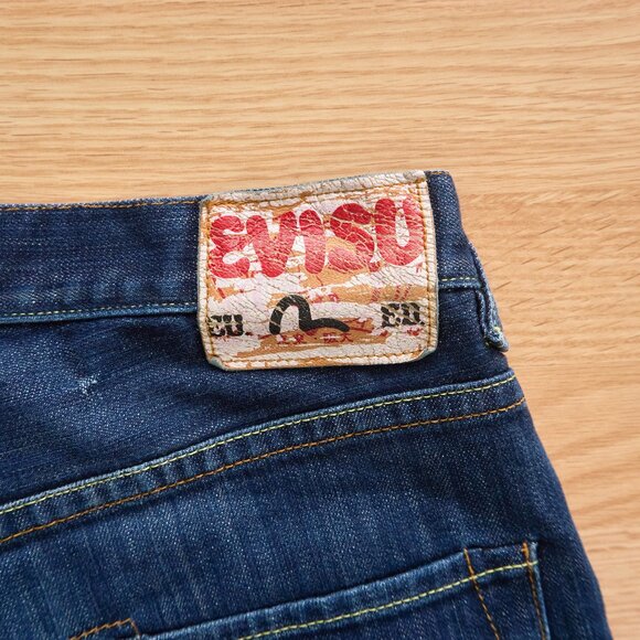 Evisu Ramen Eu-Ed Ninja, Button Fly Jeans JE22 Men's Jeans, Size 34 - Picture 15 of 15